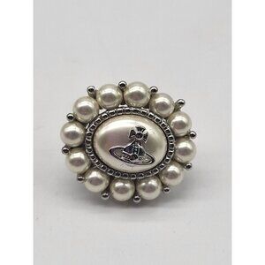 Vivienne Westwood Amaya Orb Embellished Faux Pearl Stud **Single Earring*